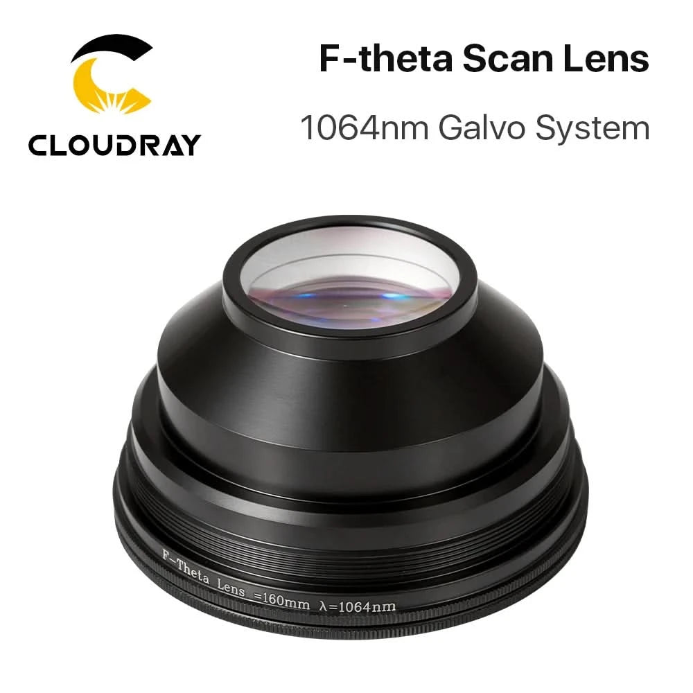 F-Theta-Scanobjektiv Feldlinse 1064nm 50x50 - 300x300 F63-420mm für 1064nm YAG-Glasfaserlaser-Markierungsmaschinenteile