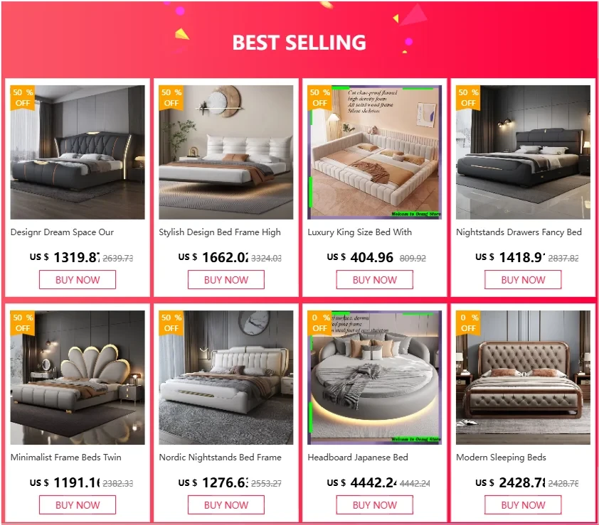 Bedsrooms Uniques Beds Frame Headboard Modern Luxury Beds Twin Storage Camas De Casal De Luxo Home Furniture Accessories