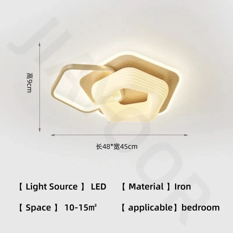 Bedroom light creamy style warm romantic children's room full spectrum eye protection designer's creative flower ceiling light