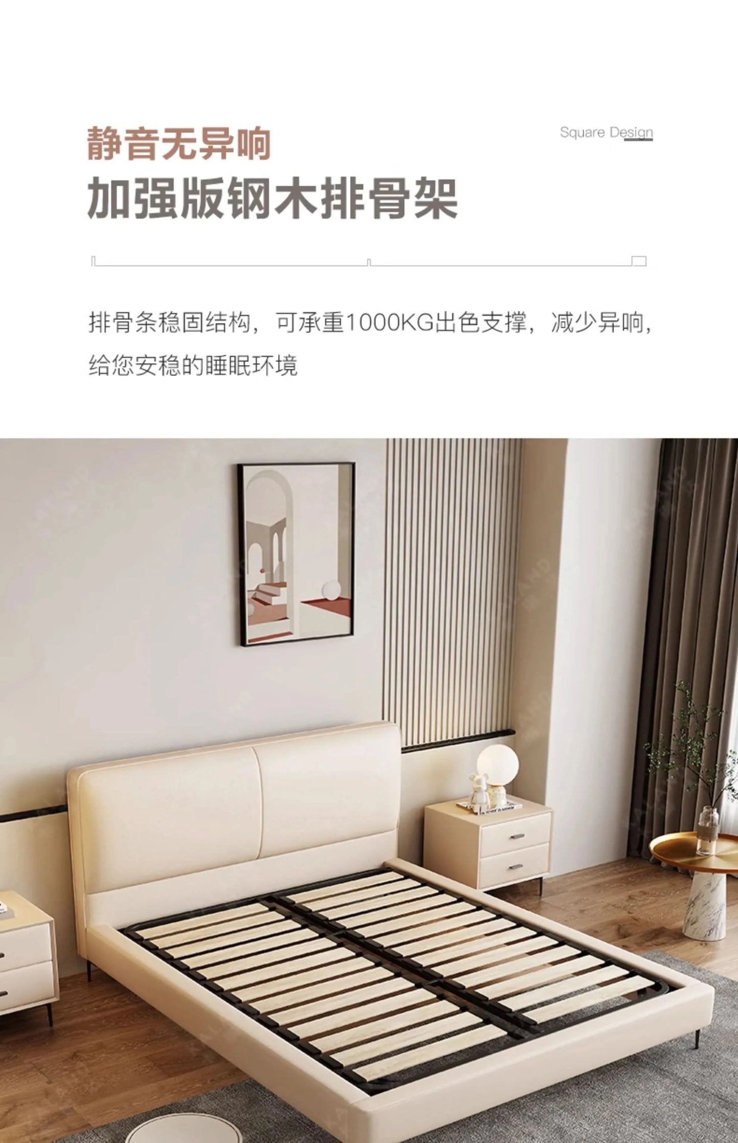 Hotel Modern Bed French Luxury High Quality Leather Fashionable Beds Confortable Solid Wood Bed Letti A Castello Home Furniture