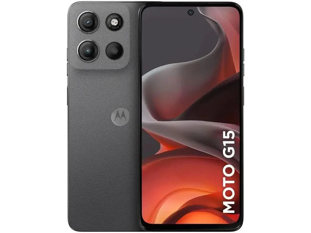 Smartphone Motorola Moto G15 256GB Graphite 4G 12GB 6,7 "Camera. Double Selfie 8MP
