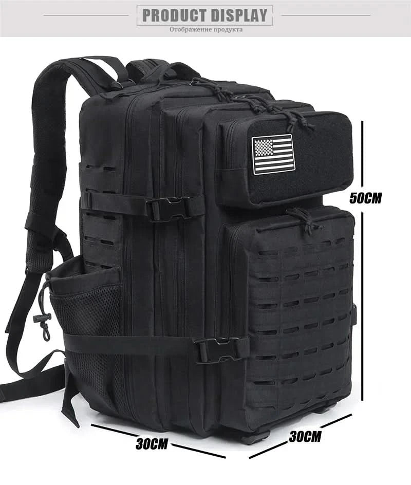 25L/45L Taktische Rucksäcke für Herren und Damen, Outdoor-Aktivitäten, kleine Schulrucksäcke mit Wasserflaschenhalter