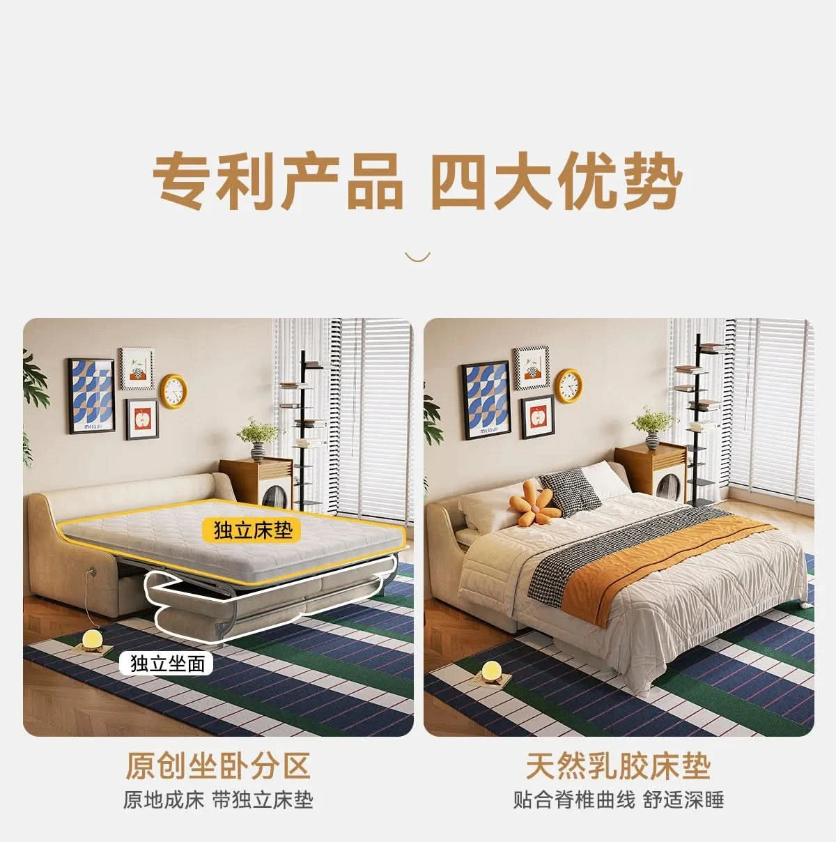 Apartment Multifunctional Living Room Sofa Comfortable Adults Sleeper Cushion Sofa Cinema Relax Meubles De Salon Home Furniture