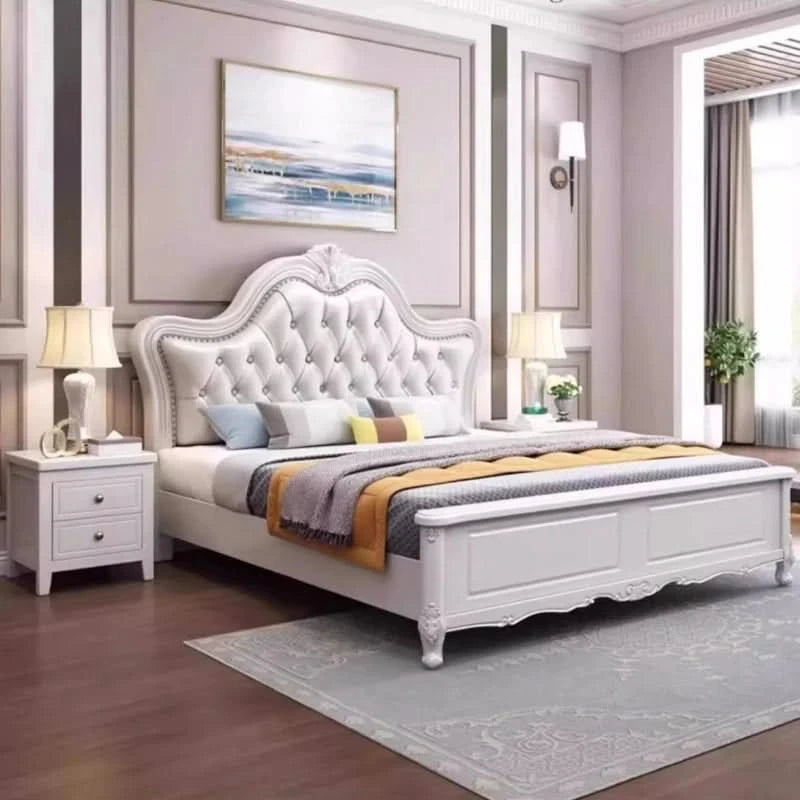 Design Bedroom Bed Children Luxury Single Full Girls Modern Headboards Bed Design Simple Letto Matrimoniale Unique Furniture