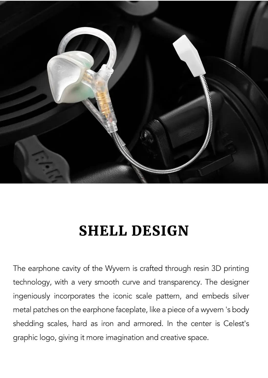Kinera Celest Wyvern PRO/Wyvern IEM Audio With Detachable Boom Microphone Earphone Cable Gaming DJ Music Earphones