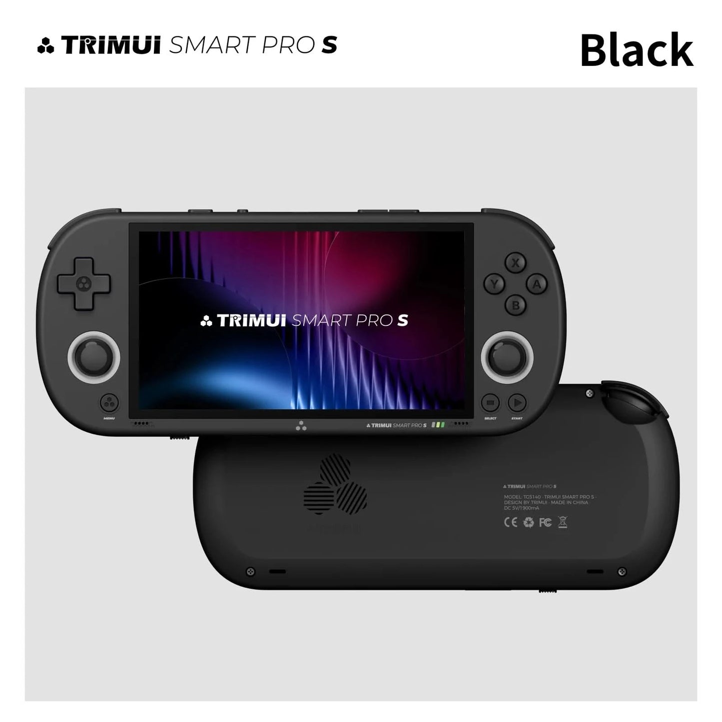 Trimui Smart Pro S Handheld Game Console 4.96'' IPS Screen Linux System Joystick RGB Lighting Retro Video Game Smartpros Gifts