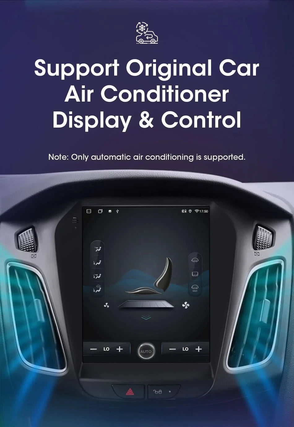 Srnubi 2 Din 9.7" Android 12 Carplay Car Radio for Ford Focus 3 Mk 3 2011 2012 - 2019 Multimedia Player 2Din GPS Auto Stereo DVD