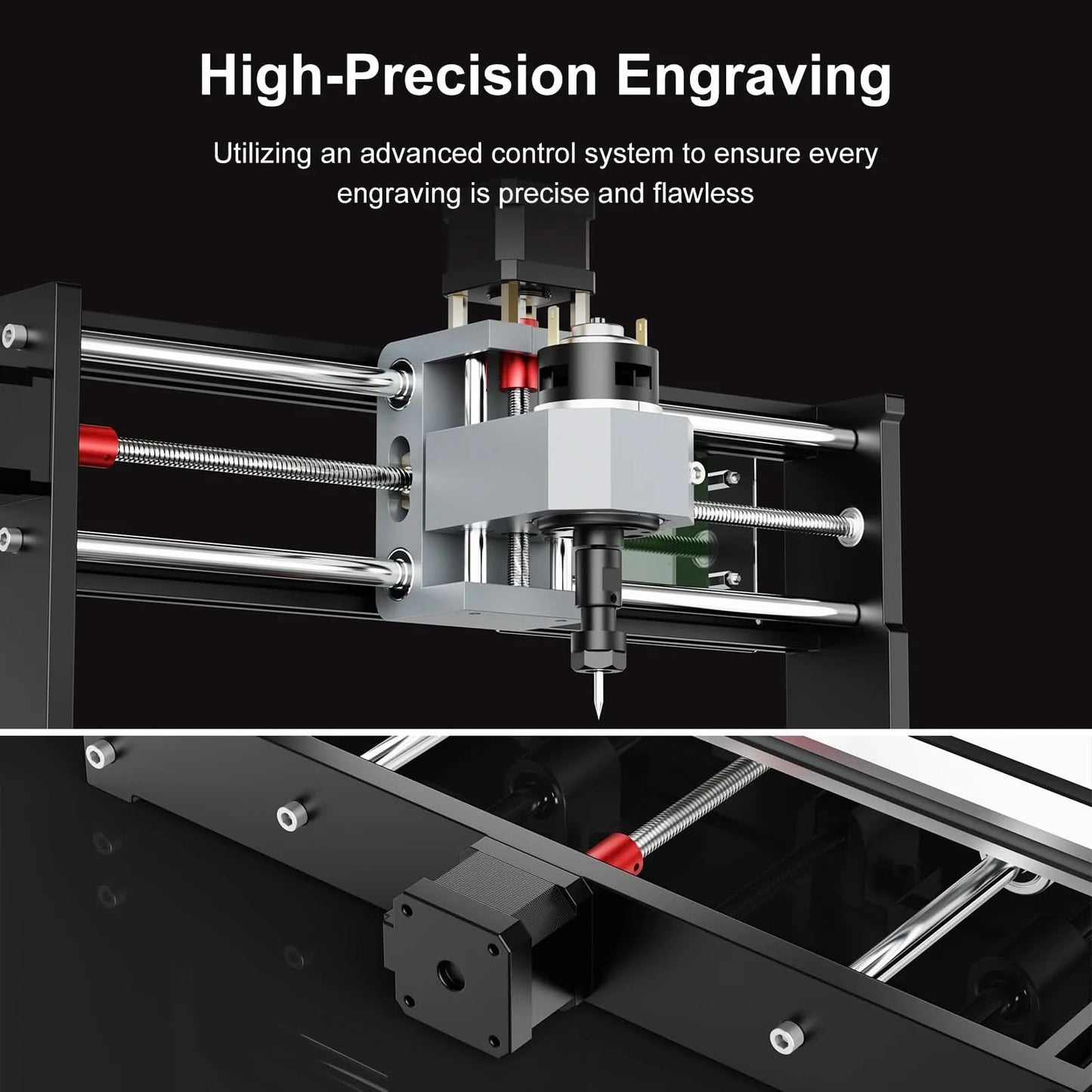 Twotrees TTC3018 CNC-Fräsmaschine Lasergraviermaschine CNC-Router DIY-Werkzeug Metall Kunststoff Acryl PVC Holzplatte GRBL