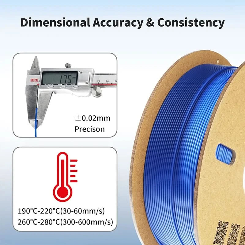 Conjure Filament PLA+ 1,75mm Maßgenauigkeit Geringe Schrumpfung für 3D-Drucker