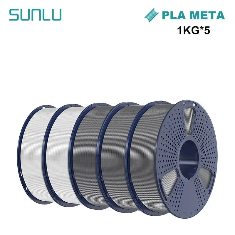 SUNLU 5KG 3D Filament High Speed PLA/PLA META/APLA/PLA MATTE 1.75mm 5Roll 1KG 3D Printer Filament for 3D Printer