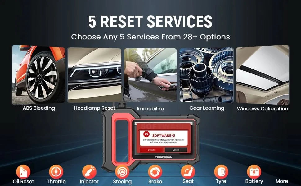 THINKCAR THINKSCAN Plus S7/S4/S6 OBD2 Diagnostic Tool Auto Code Reader OBD 2 Automotive Scanner Lifetime Free Update