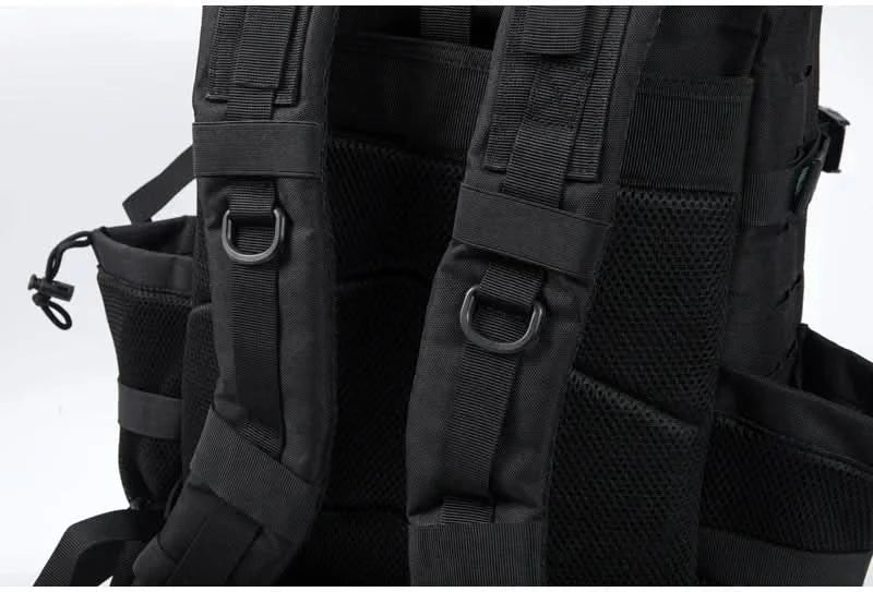 25L/45L Taktische Rucksäcke für Herren und Damen, Outdoor-Aktivitäten, kleine Schulrucksäcke mit Wasserflaschenhalter