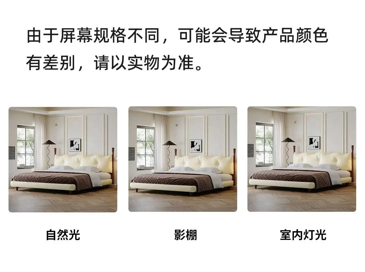 Fancy European Multifonction Beds Large Kids Room King Size Luxury Beds Storage Modern Meuble De Chambre Bedroom Decoration