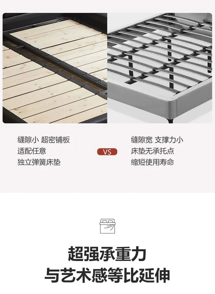 Reading Fashionable Beds Double Aesthetics Safenordic Aesthetics Bed Minimalist Comfortable Simple Wood Muebles Home Furniture