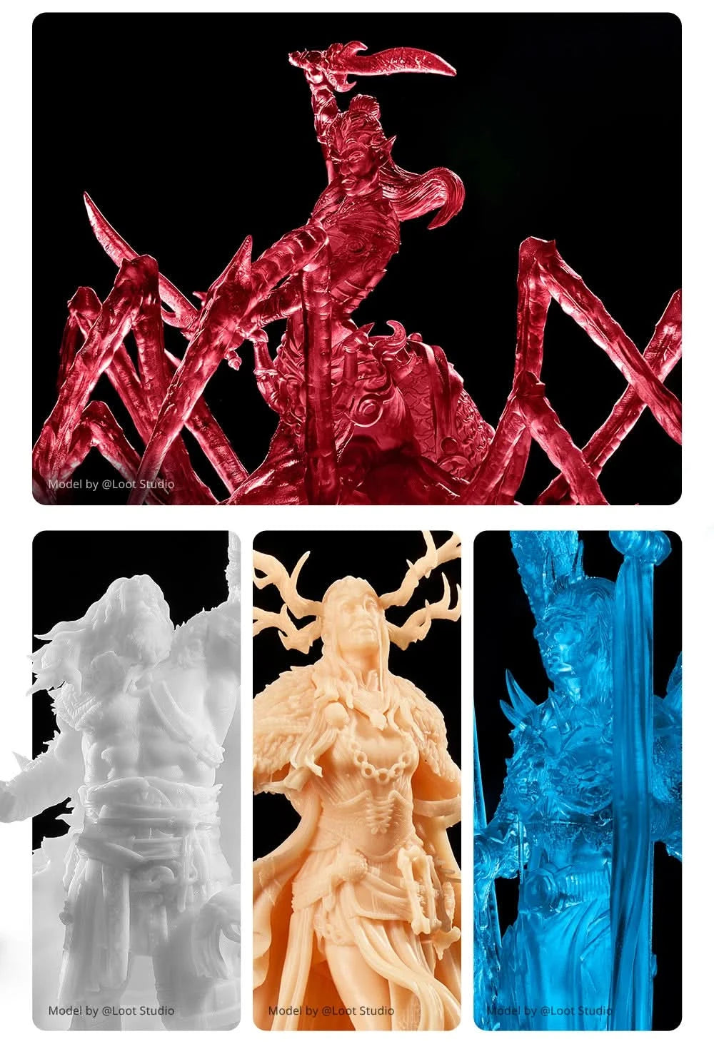 Anycubic ABS-Like Resin Pro 2 3D Printer Rapid UV Curing 405nm Conservation ABS+Upgrade 3D Resin High Precision For LCD Printers