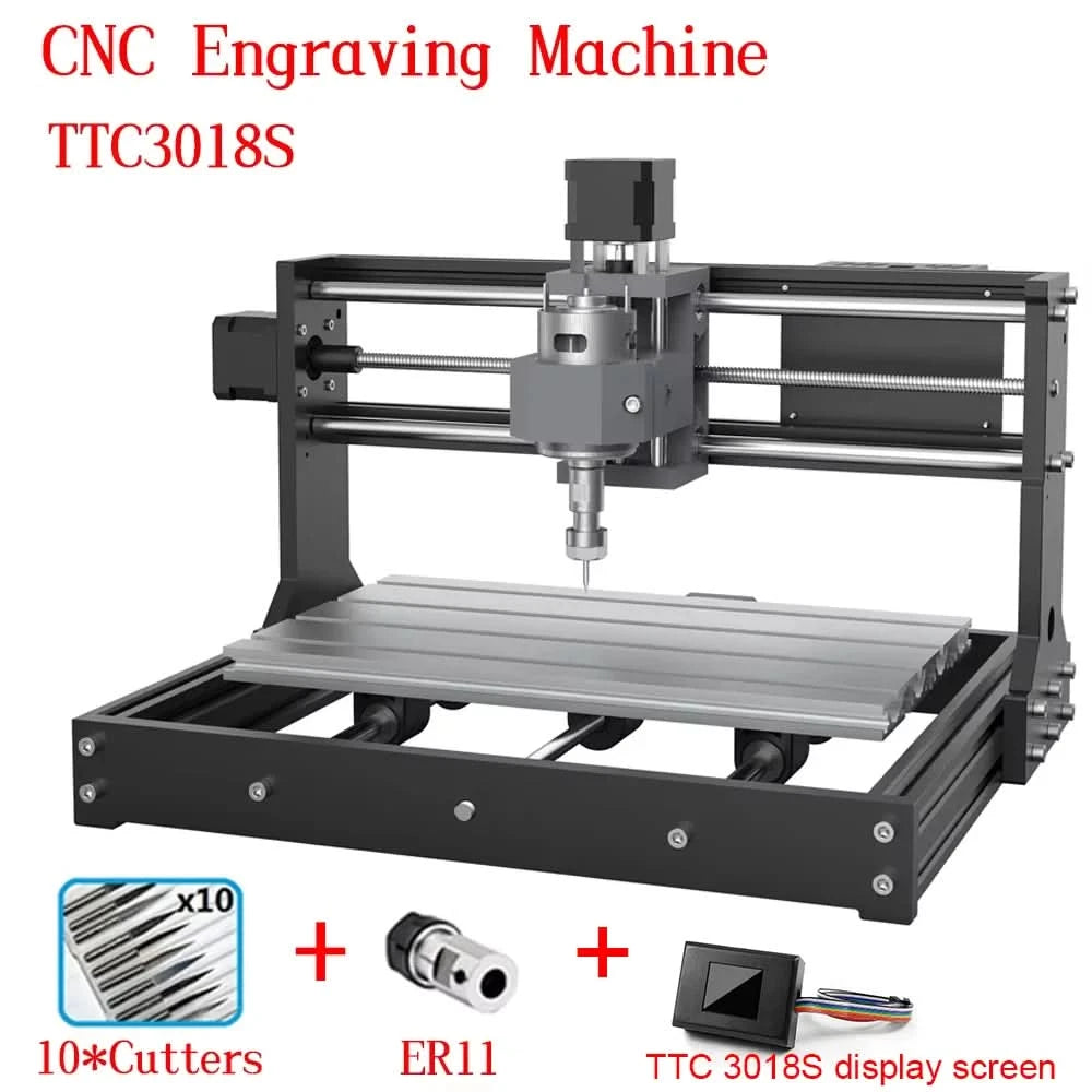 Twotrees TTC3018 CNC Engraver Machine GRBL Control Milling Router DIY Cutting 3-axis PCB PVC Mini Wood Engraving Machine