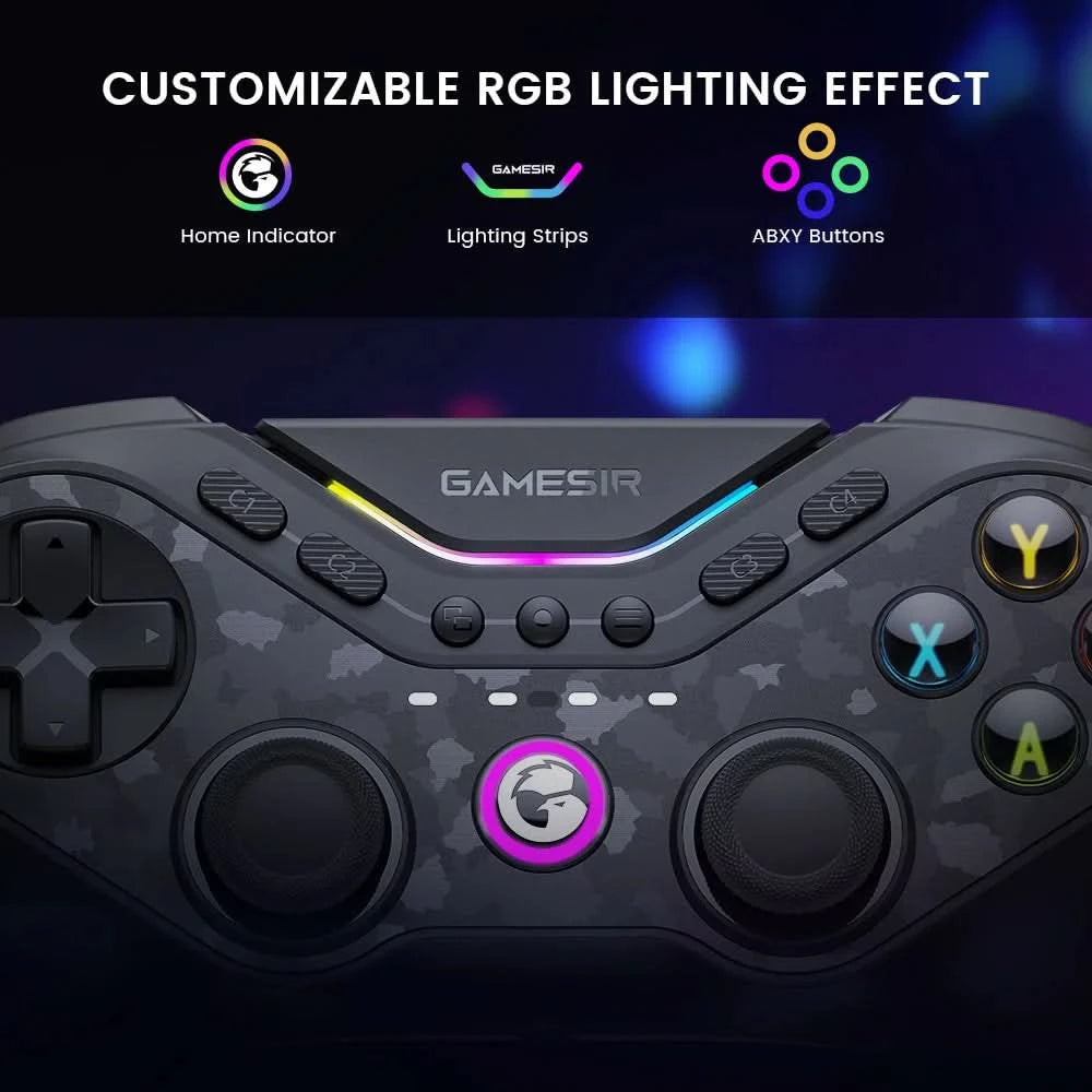 GameSir Tarantula Pro Switch 2 Controller kabelloser Gamecontroller mit 9 belegbaren Tasten, 6-Achsen-Gyroskop, Hall-Effekt-Triggern und NFC