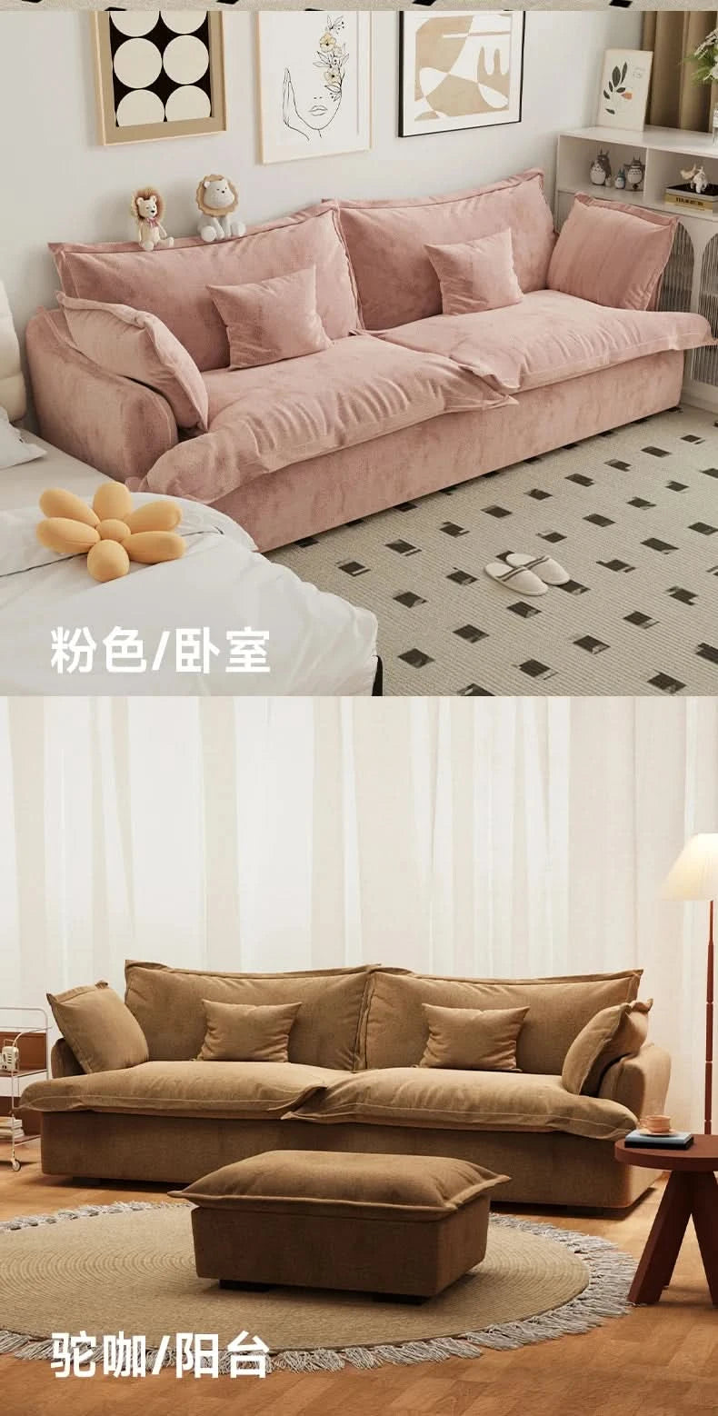 Double Floor Living Room Sofas Designer Cushion Adults Comfortable Sofa Floor Elegant Divani Da Soggiorno House Accessories