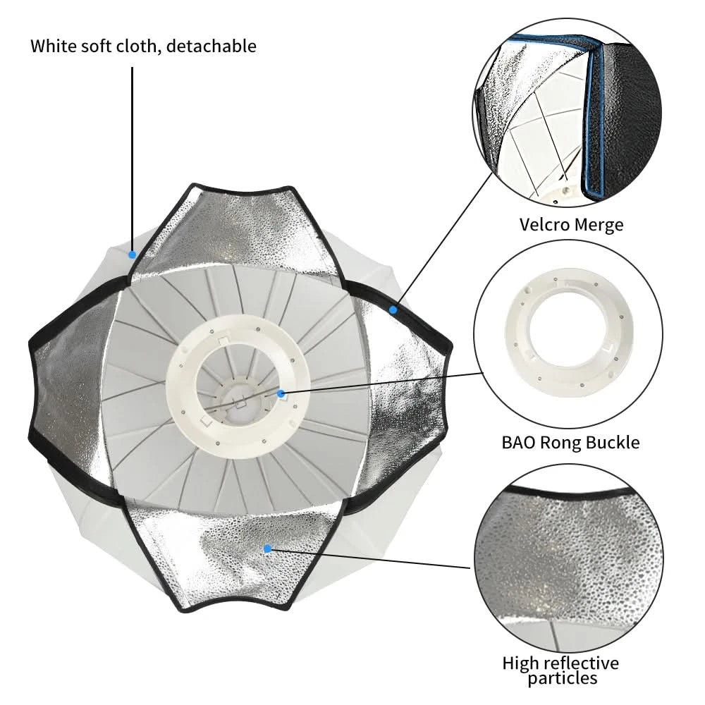 135W Photography LED COB Video Light  Daylight-Balanced Sun Lamp for Portrait Flash Studio Accessories Youtube Live