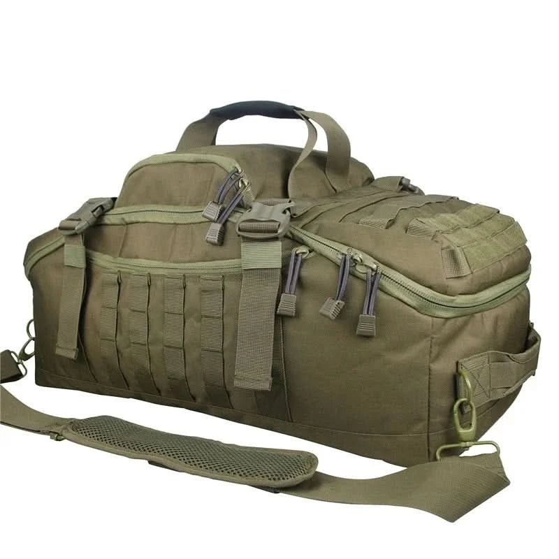 LQARMY 30L 45L 80L Sport-Reisetasche Molle Taktischer Rucksack Fitnessstudio-Sporttasche Große Seesäcke für Camping Jagd Angeln