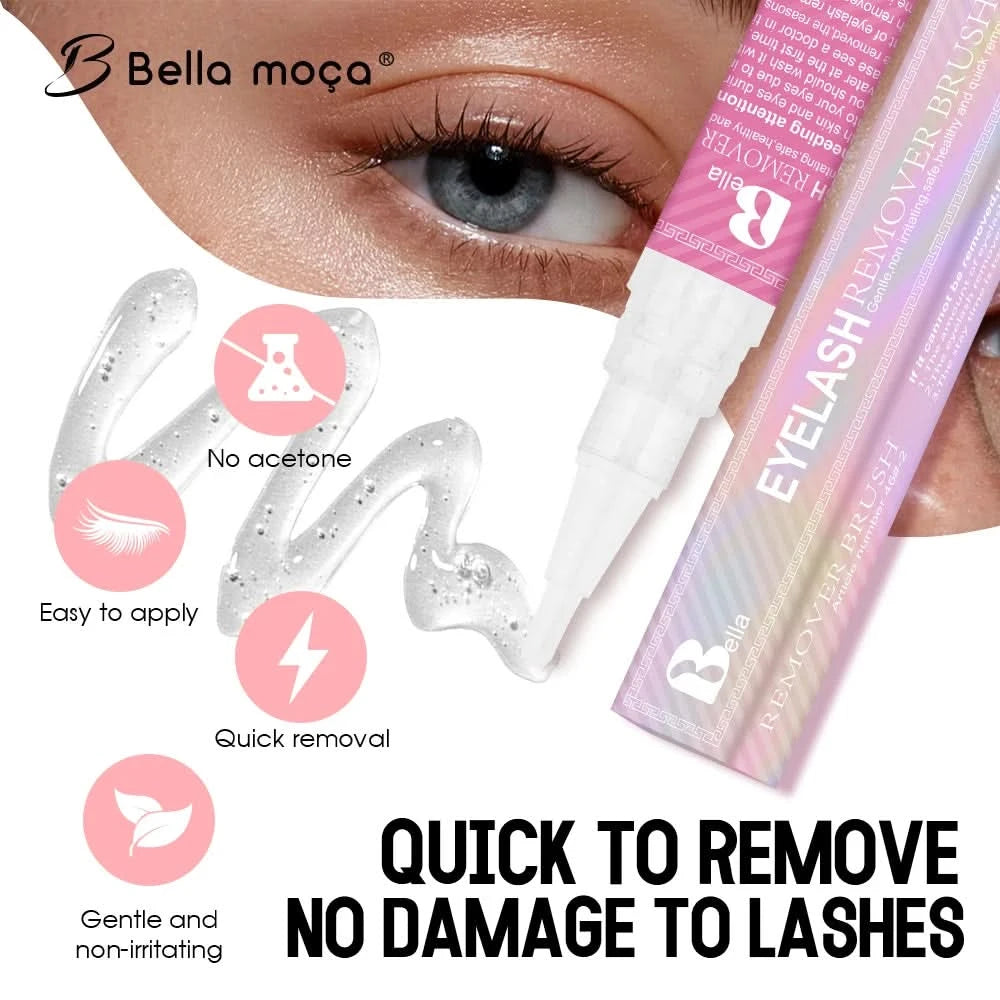 5 Stück Wimpernkleberentferner 10ml Wimpernkleberentferner Wimpernverlängerungskleberentferner Nicht reizend Schnelle Entladung Klebstoff Make-up