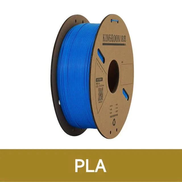 KINGROON Standard 1KG PLA PETG TPU ABS Filament 1.75mm +/- 0.03mm No bubbles 3D Printer Plastic, Random Spool