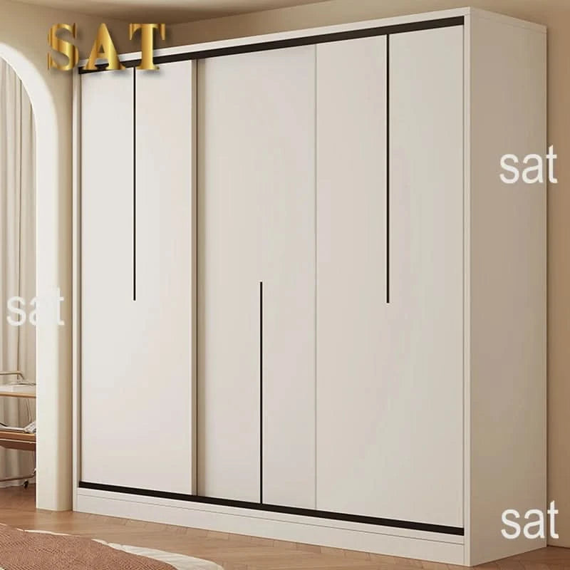 ZEco White Design Kleiderschränke Organizer Schiebetür Schlafzimmer Schrank Kleiderschränke Aufbewahrungsregal Armoires De Chambre MöbelZ
