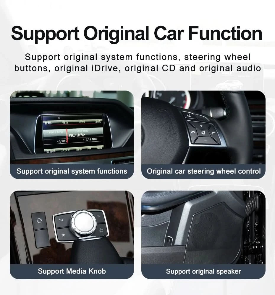 STWE Neues Auto Multimedia Drahtloses Android AUTO CarPlay 10,25 Zoll 12,3 Zoll Bildschirm für Mercedes Benz E-Klasse W212 Auto-Videoplayer