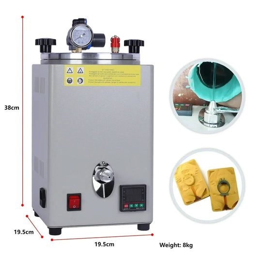 PHYHOO Wax Injection Machine for Jewellery Equipment Making Tool Wax Casting Machine Wax Melting Mold Making Golds Machine