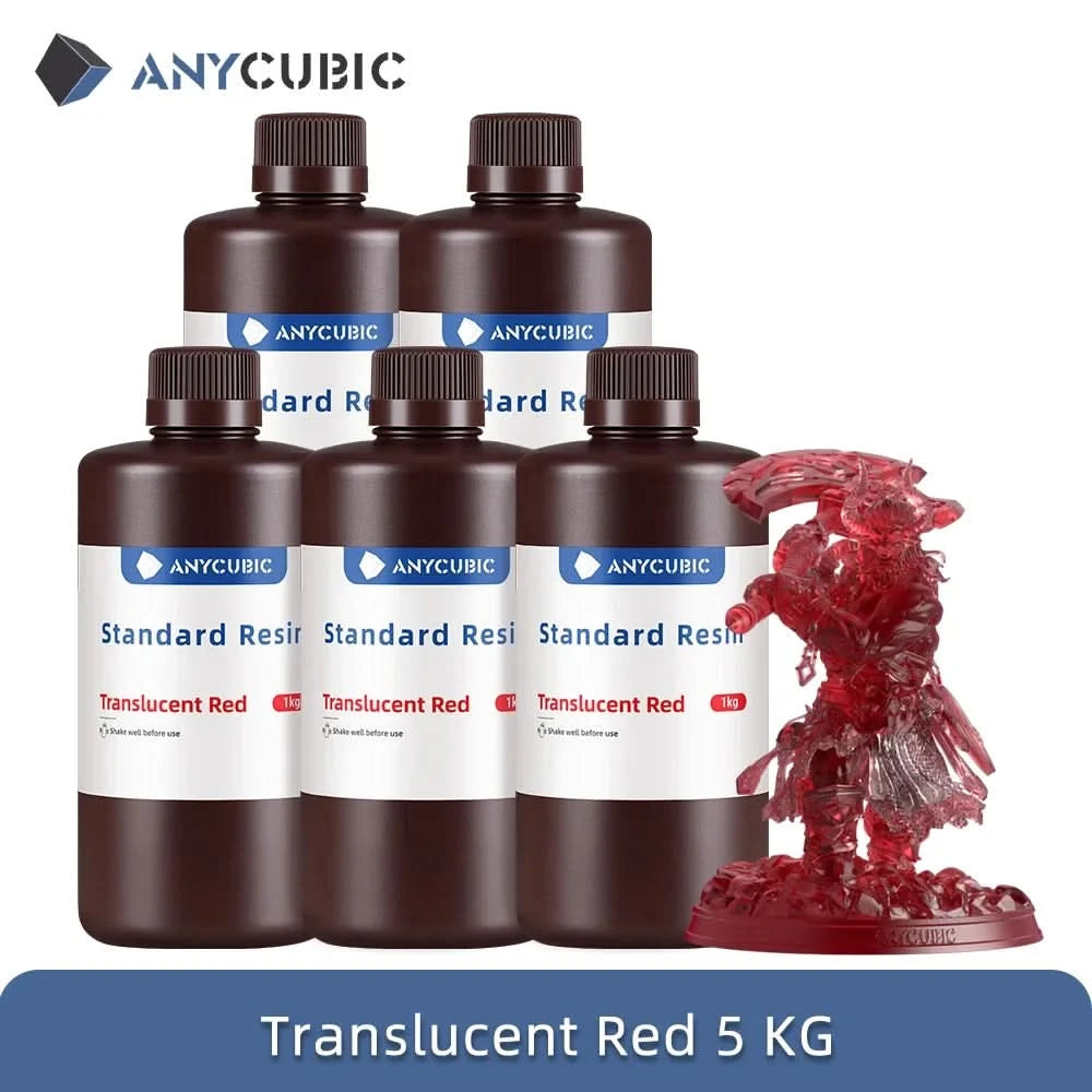 ANYCUBIC Standardharz 3D-Drucker Hochpräzises 405nm UV-härtendes Harz LCD 3D-Druck UV-Harzmaterialien für Photon Mono