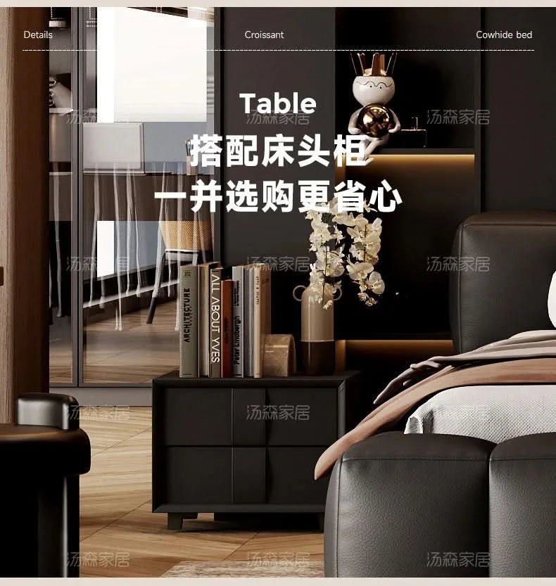 Double bedroom beds full size bed frame bedroom furniture Home 150x200 180x200 cm Luxury modern leather wedding bed 2 people