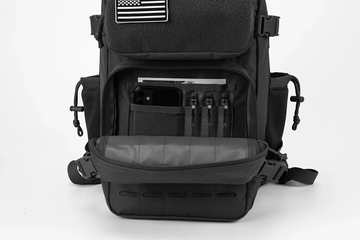 25L Taktischer Rucksack Outdoor Tasche Fitness Rucksack MOLLE Rucksack Damen/Herren Wander-Survival-Rucksack Herren Doppel-Getränkehalter