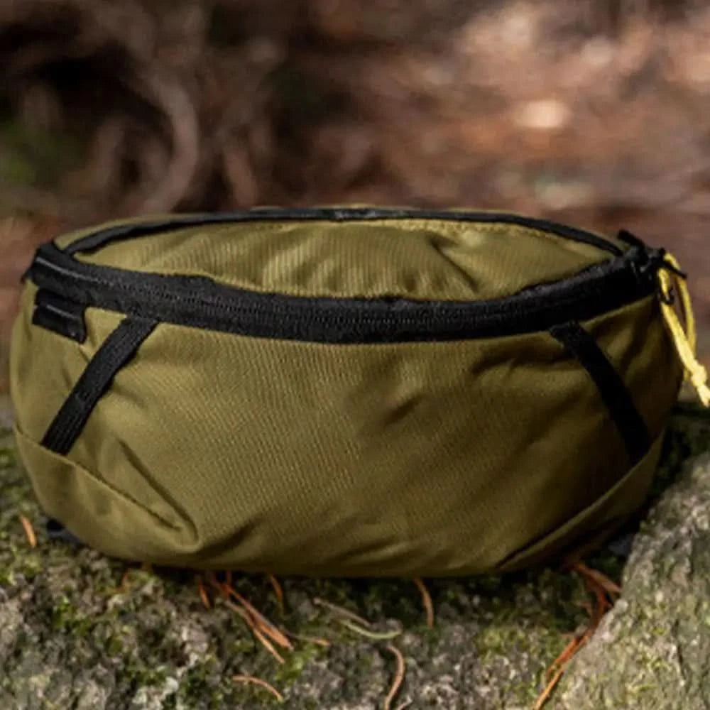 Tragbare Outdoor-Gürteltasche Verstellbare Wandertasche mit Gurt Berglauf-Hüfttasche Fahrradrucksack für Camping Wandern