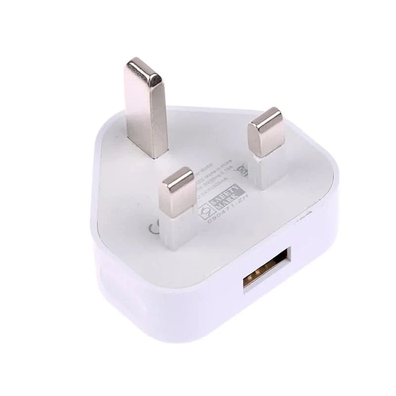 HUAHUA2025 NEU 1 Stk. Dual Port Schnellladegerät 5 V/2,1 A, UK 3-Pol Wandadapter für Telefone & Tablets, Multi-Geräte USB Lade-Hub