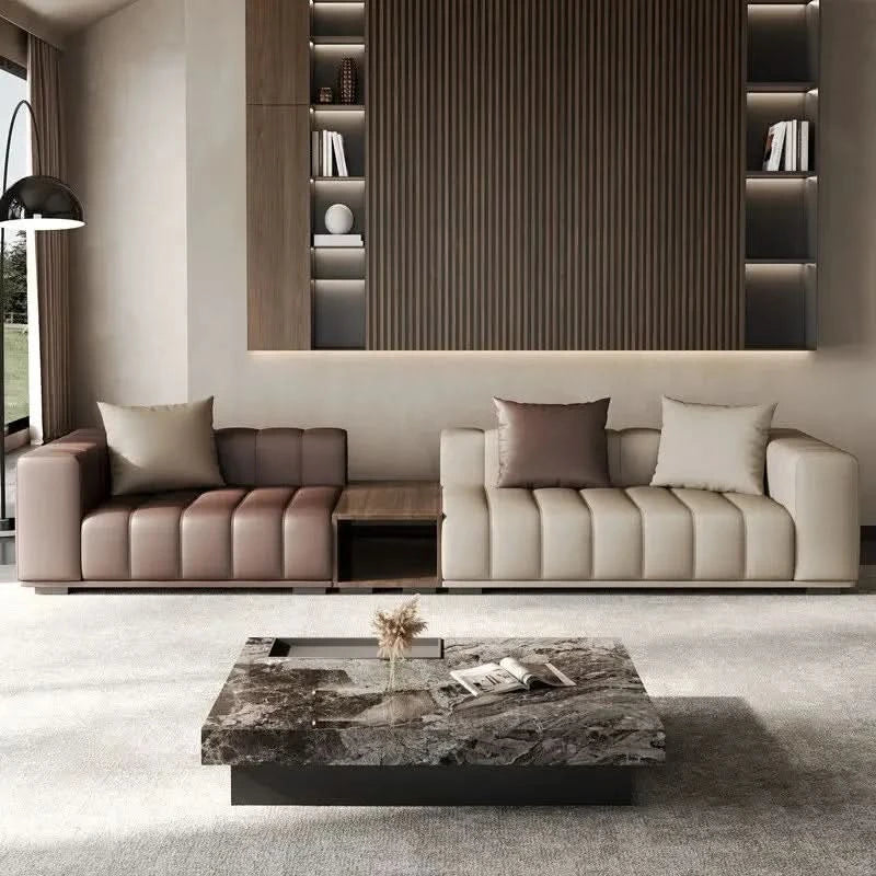 European Designer Living Room Sofas Narrow Dark Modern Boneless Living Room Sofas Corner Curved Woonkamerbanken Furniture Home