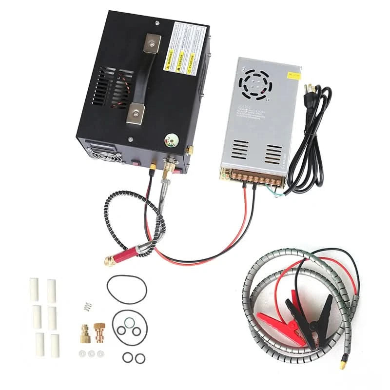 220V 12V PCP Luftkompressor 300Bar 4500psi Druckluftgewehr Tauchen Hochdruckpumpe 30MPA PCP Schießpumpe Inflator