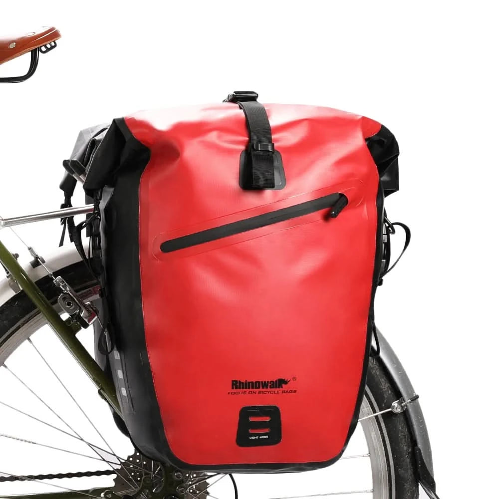 Rhinowalk Wasserdichte Fahrradtasche 20L/27L Reise Radtasche Korb Fahrrad Gepäckträger Hinten Sattel Tasche Fahrradtaschen & Packtaschen