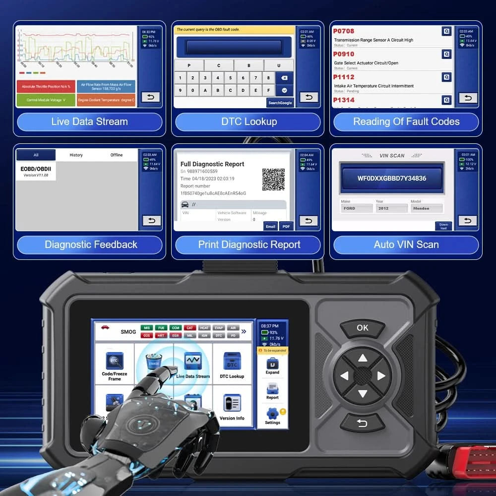 MUCAR CDE900 PRO Diagnosewerkzeuge für Auto Obd2 Code-Lesegerät Diagnose Autos Lebenslanges kostenloses Update OBD2 Scanner Werkzeuge für Mechaniker