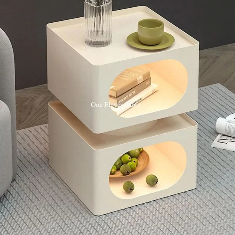 Bedroom Nightstands Side Bed Nordic Modern Corner Low Table Narrow Bedside Table Drawer Mesa De Noche Dormitorio Furniture
