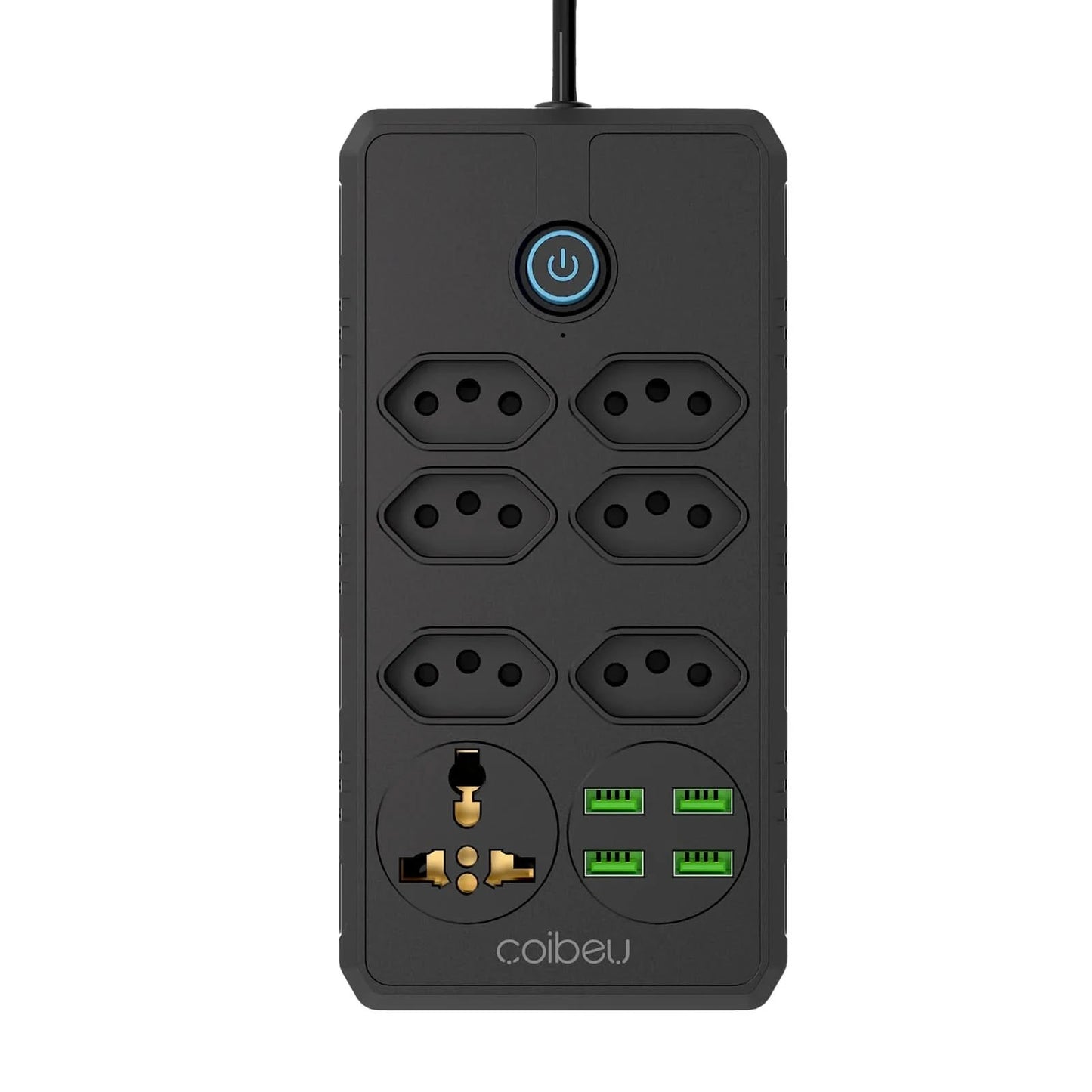 Mehrfachsteckdose, Steckdosenleiste, USB-Steckdose, Steckdosenleiste mit Filter, Steckdosenleiste, Verlängerungskabel, 110-220V, 10A