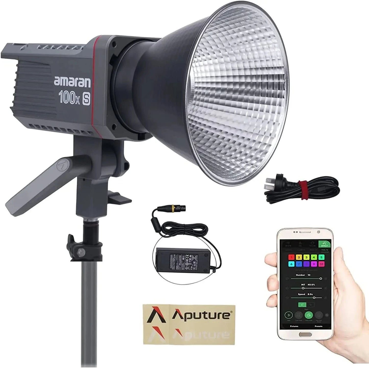 Amaran 200x S 100x S 200d S 100d S COB Video Light Bicolor Daylight Photography Lighting for Film Recoding Filmmaking by Aputure