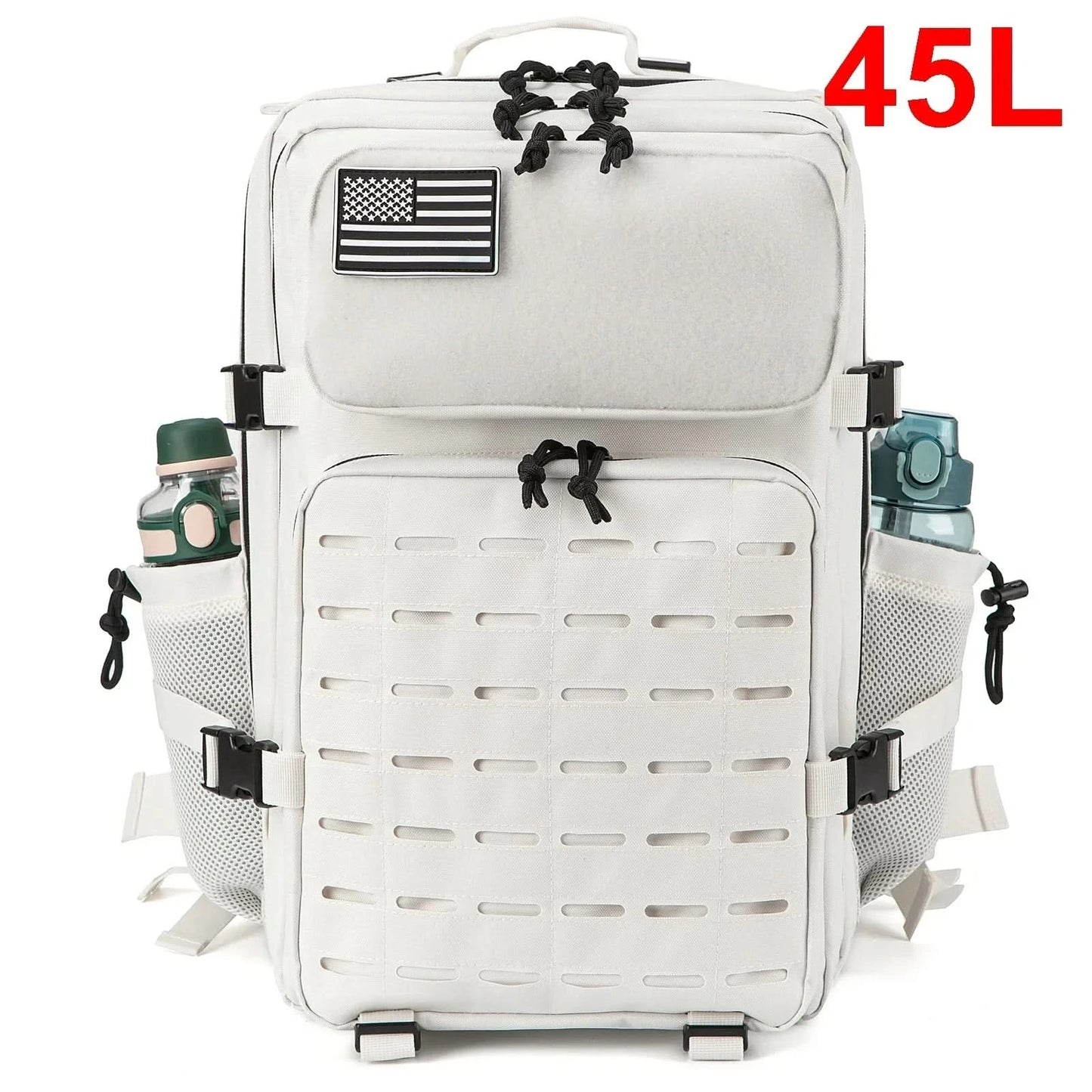 25L/45L Taktische Rucksäcke für Herren und Damen, Outdoor-Aktivitäten, kleine Schulrucksäcke mit Wasserflaschenhalter