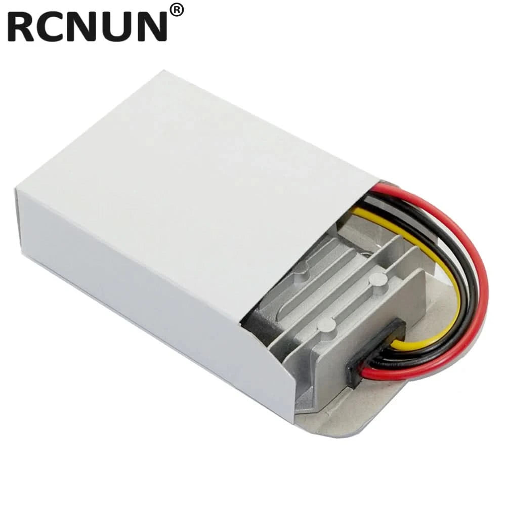 RCNUN 12V 24V auf 5V 6V 10A Abwärtswandler DC/DC-Regler 12 Volt auf 5 Volt 50W Buck Netzteil für Autos, Spielzeug