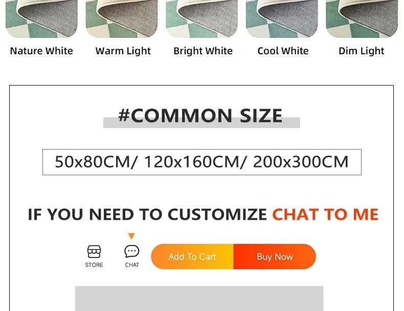 Bedroom Carpet Bedside Floor Mat Cute Soft Plush Room Decor Long Rug Comfortable Shaggy Korean Carpets Home Decoration 침실 카펫