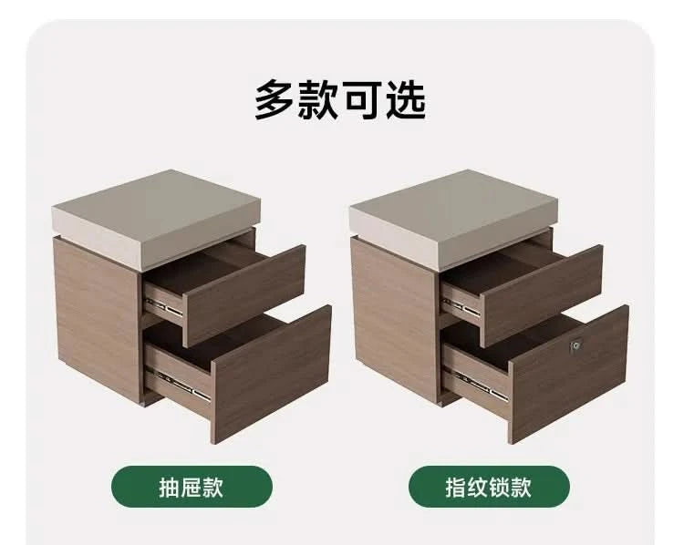 solid wood bedside cabinet multi-functional hidden compartment bedside hidden storage cabinet bedroom locker