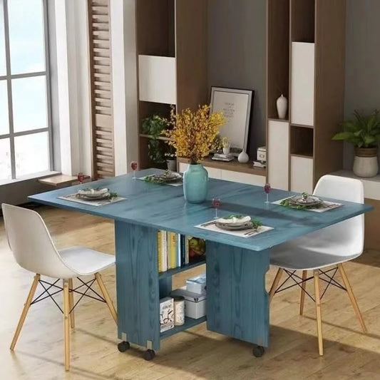 Quality Senior Dining Tables Modern Minimalist Foldable Rectangle Kitchen Table Sets Style Dining Room Furniture Esstisch