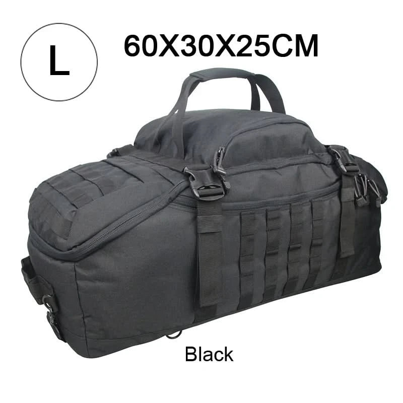 LQARMY 30L 45L 80L Sport-Reisetasche Molle Taktischer Rucksack Fitnessstudio-Sporttasche Große Seesäcke für Camping Jagd Angeln