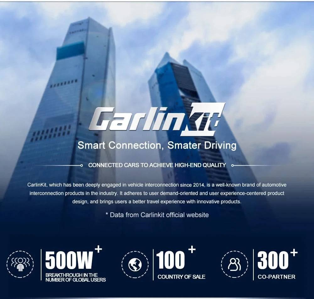 CarlinKit 5.0 4.0 Wireless CarPlay Adapter Android Auto Dongle Multi-Device Supported Wired To Wireless CarPlay Box Automatische Verbindung