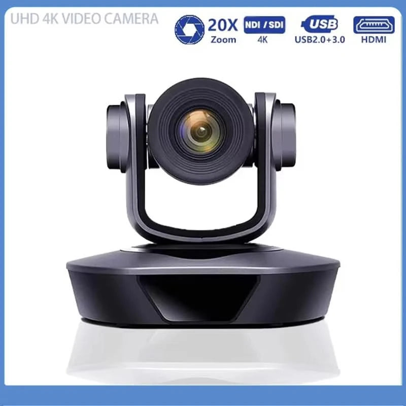 4K PTZ-Kamera mit 10x 20x Zoom, HDMI, SDI, LAN, USB, NDI, POE, 60FPS, 30FPS Videokonferenzkamera zur Unterstützung von Live-Übertragungen in Kirchen