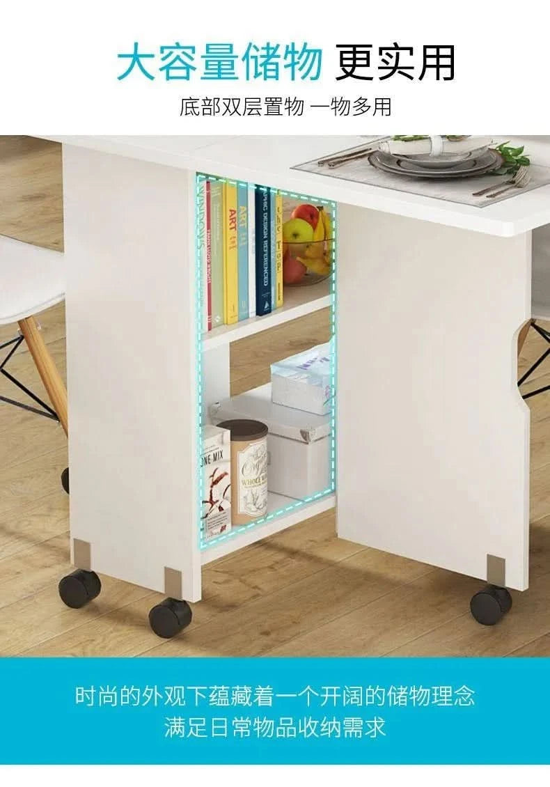 Quality Senior Dining Tables Modern Minimalist Foldable Rectangle Kitchen Table Sets Style Dining Room Furniture Esstisch